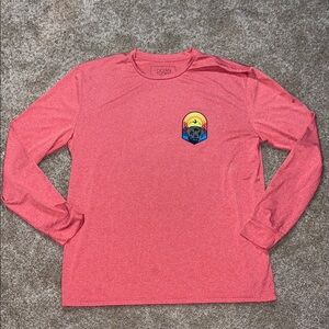 Ocean & Coast Long Sleeve Coral Shirt